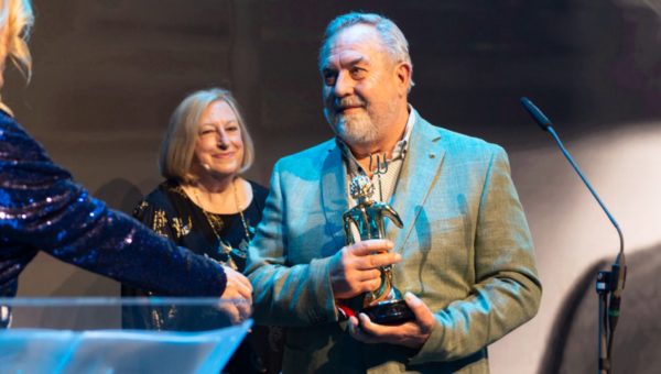 Standing ovation for Frank Mulder, recipient of the Lifetime Achievement Award at the 2024 Boat International Design & Innovation Awards.